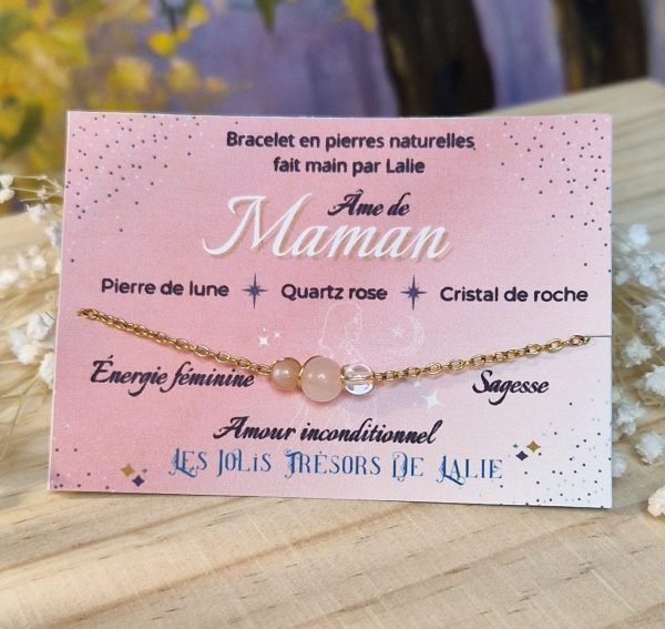 Bracelet fin pour maman - cadeau idéal fête des mères